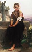 The Broken Pitcher (mk26) Adolphe William Bouguereau